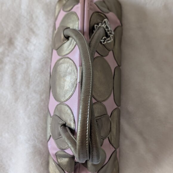 Jennifer Lopez Pink and Gold Circle Accent Bag - Picture 5 of 12